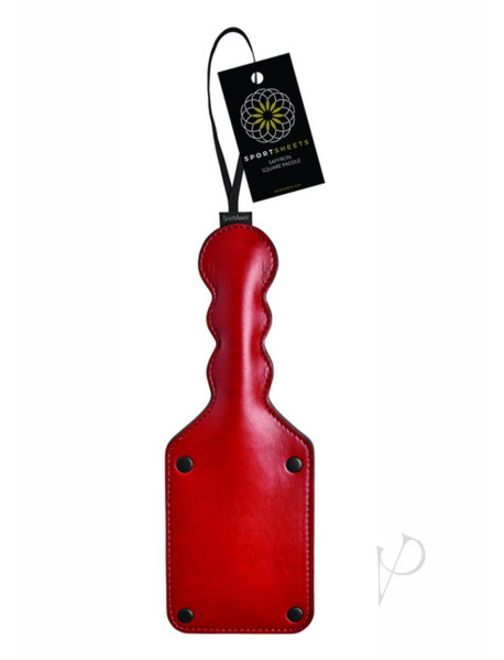 Saffron Square Paddle Black/red