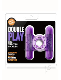 Pwm Double Play Cock Ring Purple