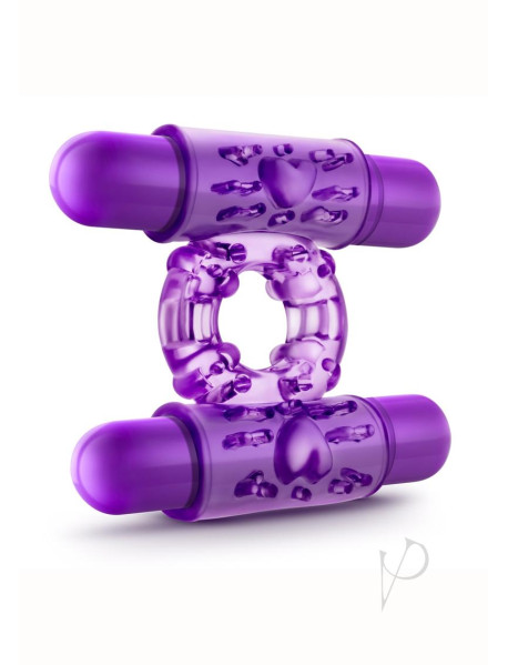 Pwm Double Play Cock Ring Purple Pwm Double Play Cock Ring Purple