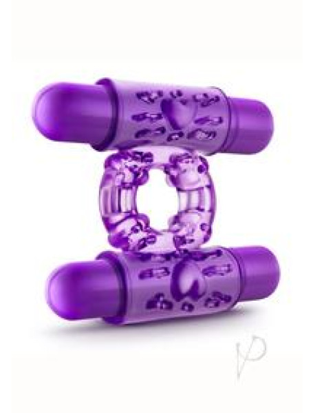 Pwm Double Play Cock Ring Purple Pwm Double Play Cock Ring Purple