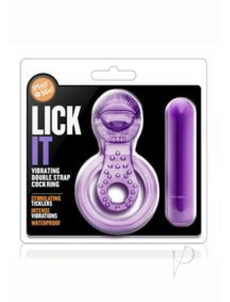 Pwm Lick It Cock Ring Purple Pwm Lick It Cock Ring Purple
