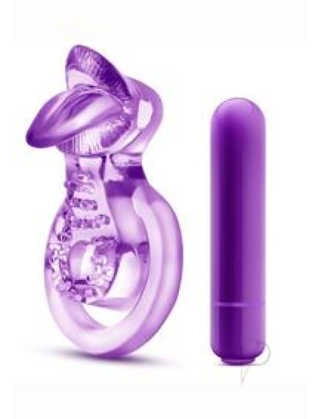 Pwm Lick It Cock Ring Purple Pwm Lick It Cock Ring Purple