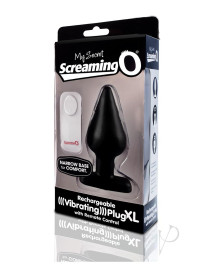 My Secret Remote Vibe Xl Plug Blk-indivi