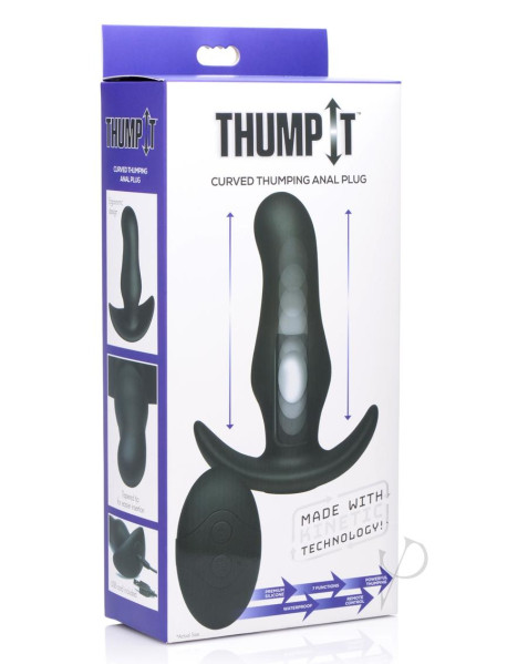 Thump It Curved Silic Butt Plug(spec)
