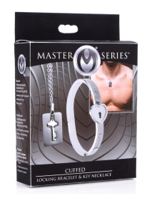 Ms Cuffed Locking Bracelet W/ Neck Key