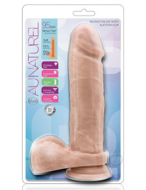 Au Naturel Dildo With Suction 9 Vanil