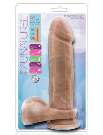 Au Naturel Dildo With Suction 9 Mocha