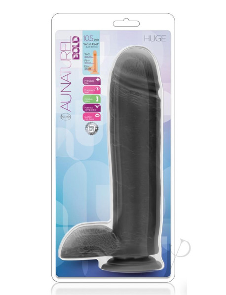 Au Naturel Bold Huge Dildo 10.5blk(disc)