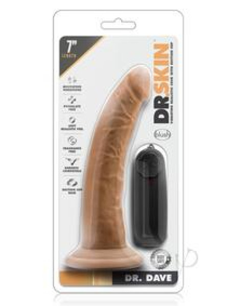 Dr Skin Dr Dave Vibe Cock W/suction Moch Dr Skin Dr Dave Vibe Cock W/suction Moch