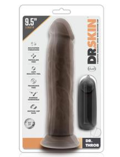 Dr Skin Dr Throb Vibe Cock W/suction Cho Dr Skin Dr Throb Vibe Cock W/suction Cho
