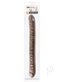 Dr Skin Double Dildo 18 Chocolate