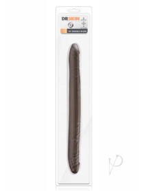 Dr Skin Double Dildo 16 Chocolate