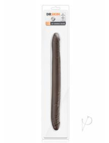 Dr Skin Double Dildo 16 Chocolate