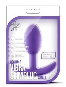 Luxe Wearable Vibra Slim Plug Sm Purp