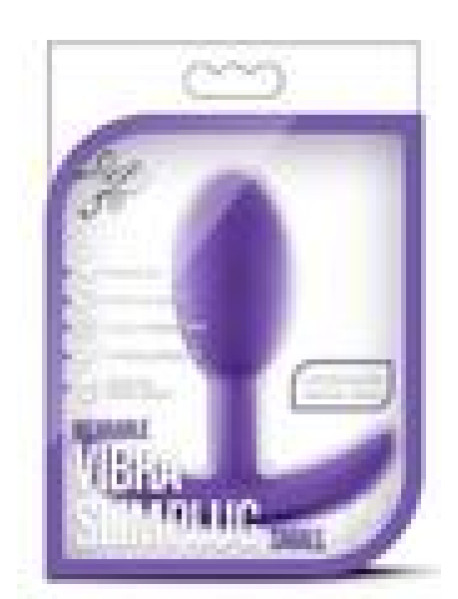 Luxe Wearable Vibra Slim Plug Sm Purp