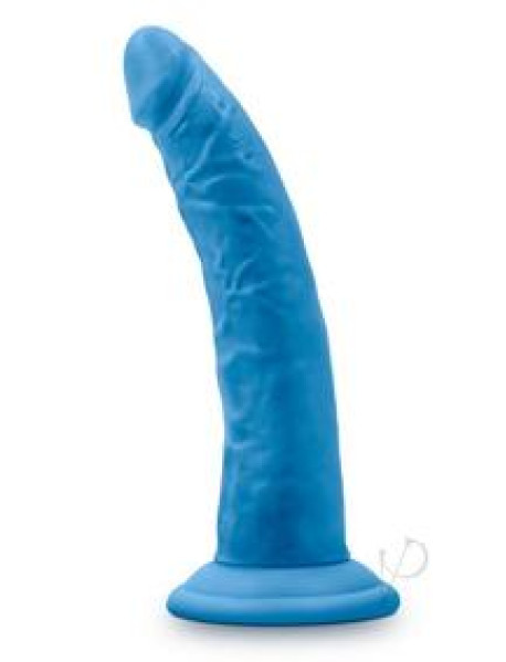 Neo Elite Dd Cock W/suction 7.5 Blue Neo Elite Dd Cock W/suction 7.5 Blue