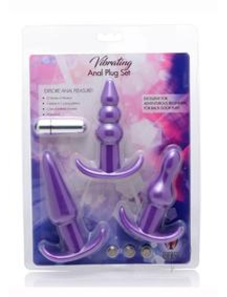 Trinity V 3pc Vib Anl Plg Set Purp(spec) Trinity V 3pc Vib Anl Plg Set Purp(spec)