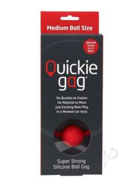 Quickie Ball Gag Medium Red
