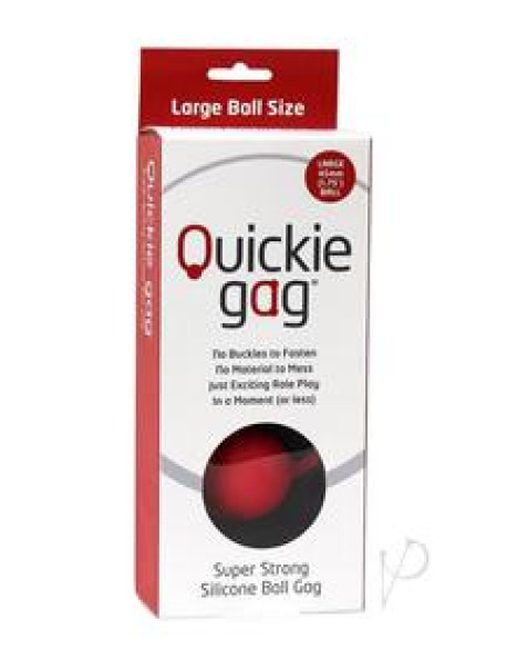 Quickie Ball Gag Large Red