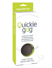 Quickie Ball Gag Large Black