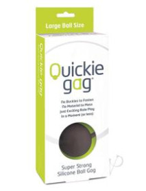 Quickie Ball Gag Large Black