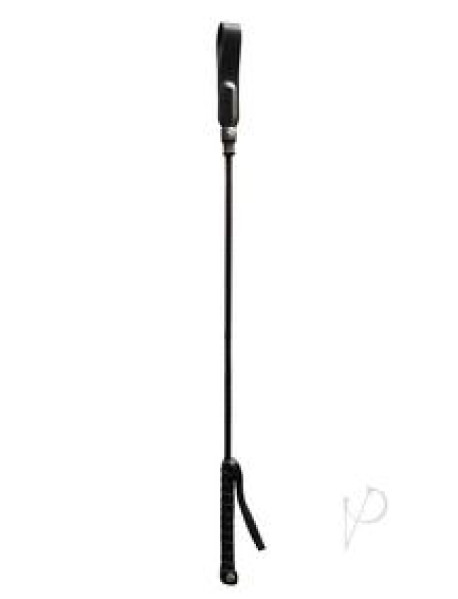 Rouge Long Riding Crop Slim Tip 24 Blk Rouge Long Riding Crop Slim Tip 24 Blk