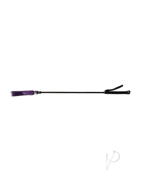 Rouge Long Riding Crop Slim Tip 24 Pur