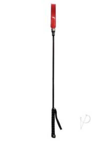 Rouge Long Riding Crop Slim Tip 24 Red Rouge Long Riding Crop Slim Tip 24 Red