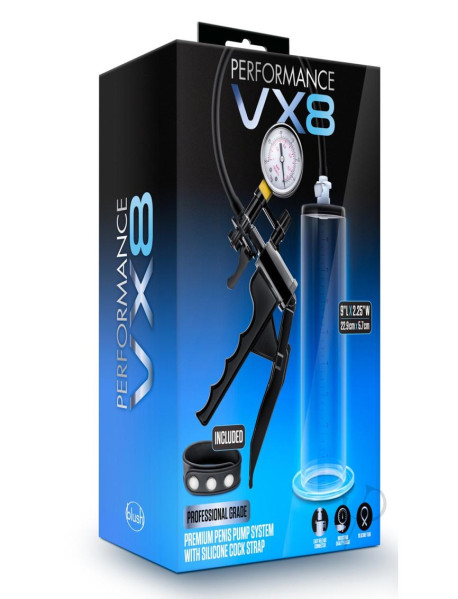 Performance Vx8 Premium Penis Pump Clear