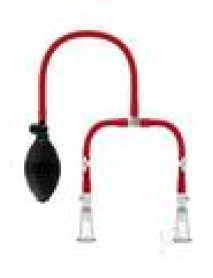 Temptasia Nipple Squeeze Pump Red