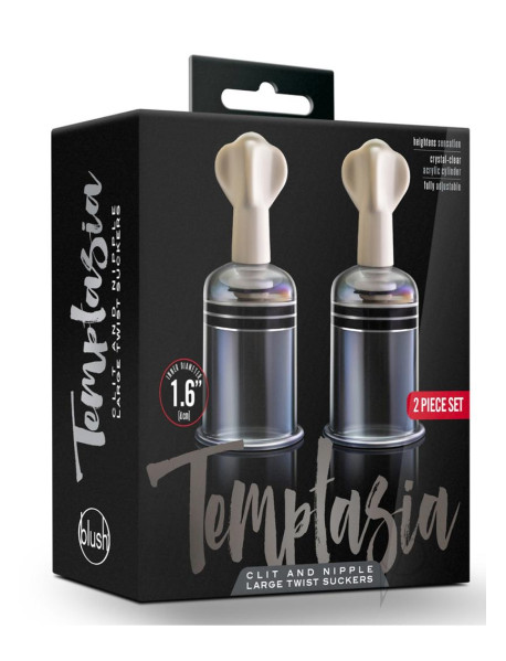 Temptasia Clit and Lg Nipple Twist Set Clr