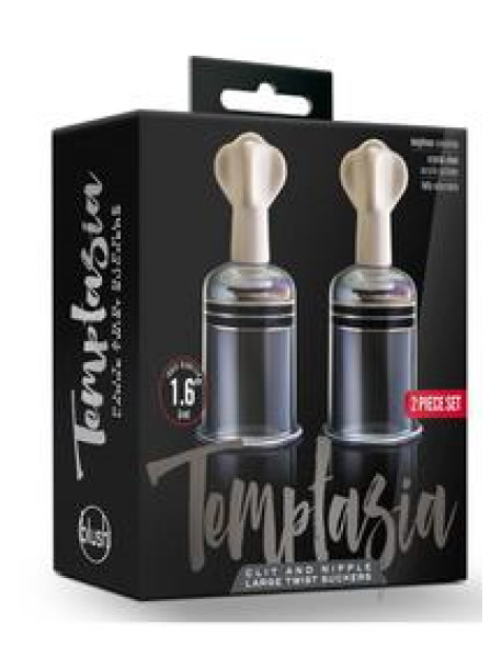 Temptasia Clit and Lg Nipple Twist Set Clr