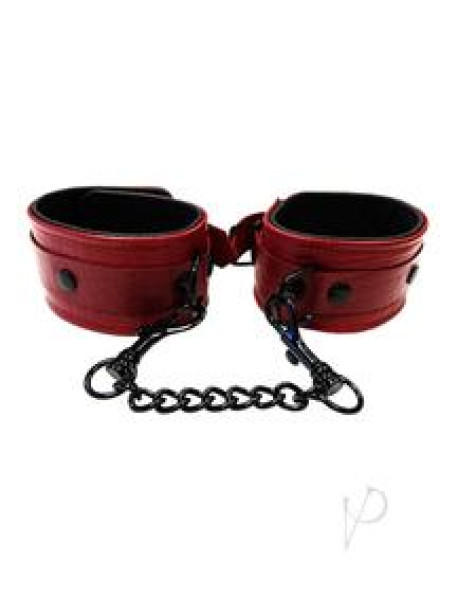 Rouge Anaconda Wrist Cuff Burg/blk