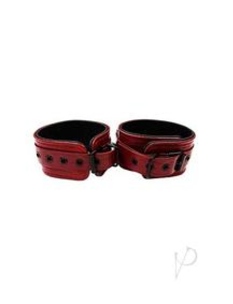 Rouge Anaconda Wrist Cuff Burg/blk