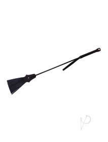 Rouge Tasseled Riding Crop Black