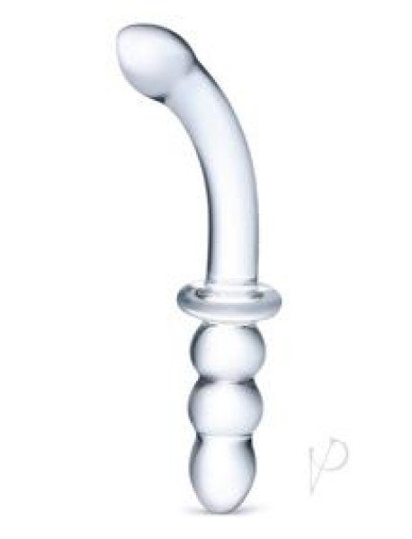 Ribbed G Spot Glass Dildo 8