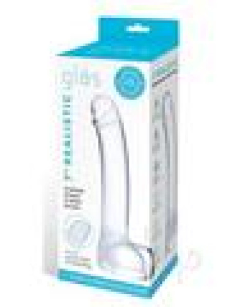 Realistic Curved Glass G Spot Dildo 7