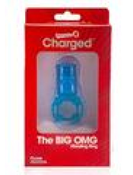 Big Omg Vibratin Ring Blu-individual