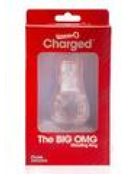 Big Omg Vibrating Ring Clear-individual
