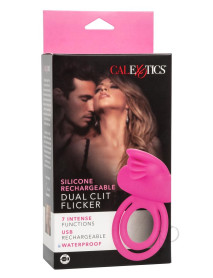 Silicone Recharge Dual Clit Flicker Enh