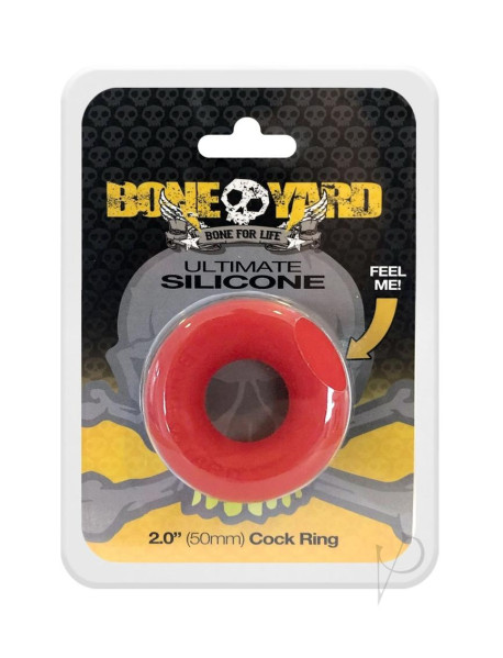 Boneyard Ultimate Silicone Ring Red