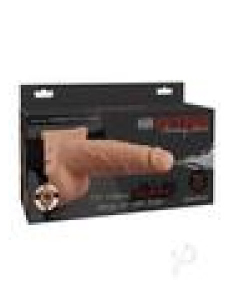 Ff Hollow Squirt Strapon W/balls 7.5 Fl