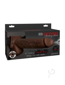 Ff Hollow Squirt Strapon W/balls 9 Bn
