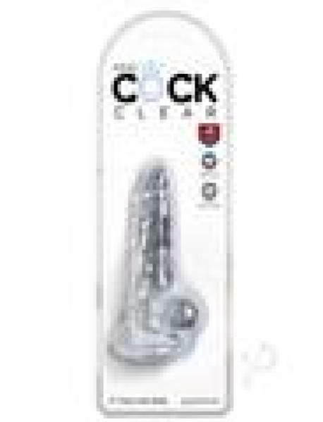 Kc 4 Cock W/balls Clear Kc 4 Cock W/balls Clear