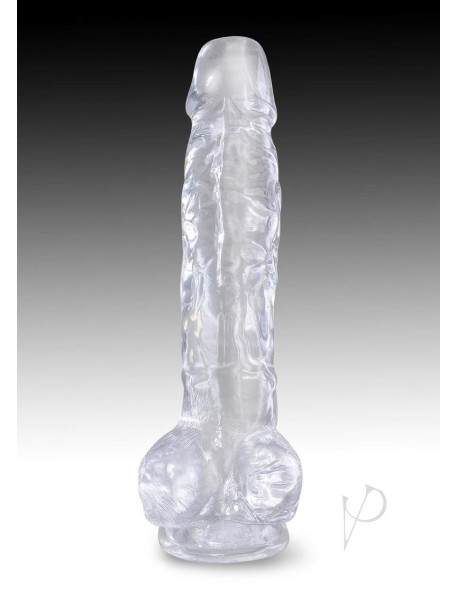 Kc 8 Cock W/balls Clear Kc 8 Cock W/balls Clear
