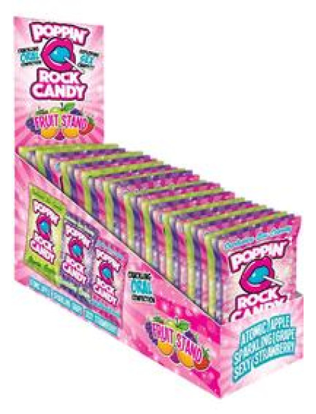 Popping Rock Candy Fruit Stand 36/disp