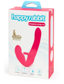 Happy Rabbit Strapless Strapon Vibe Pink