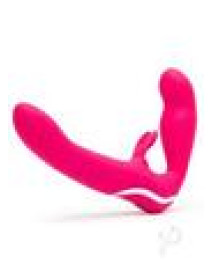 Happy Rabbit Strapless Strapon Vibe Pink