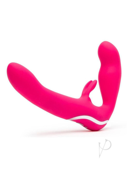 Happy Rabbit Strapless Strapon Vibe Pink