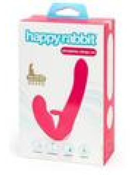 Happy Rabbit Strapless Strapon Vibe Pink
